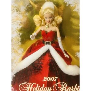 Barbie *2007* Holiday Barbie‎ Doll Unopened Collectors Edition